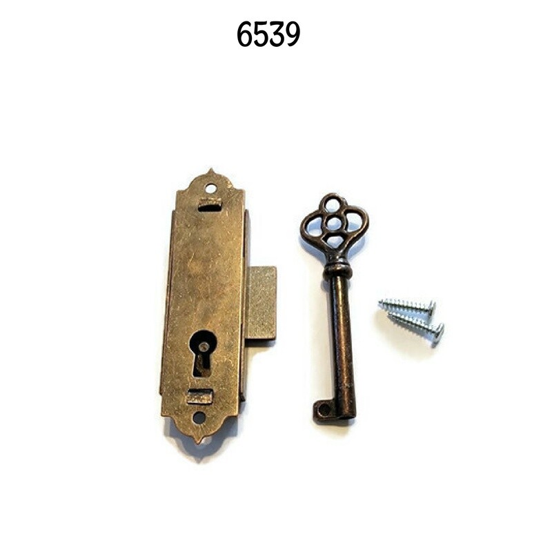 Narrow Flush Mount Lock and key