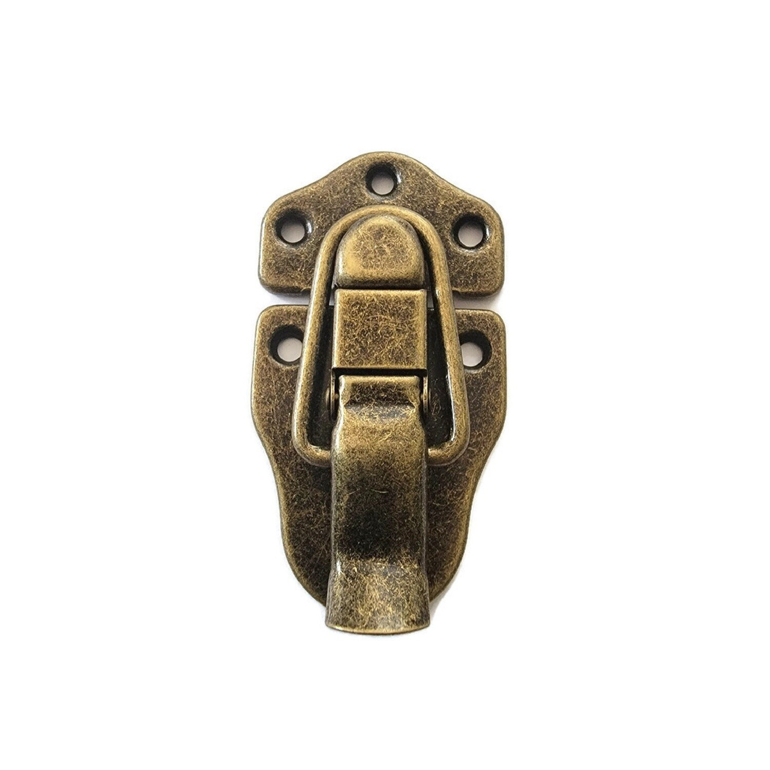 Medium Trunk Drawbolt Antique Brass Plated