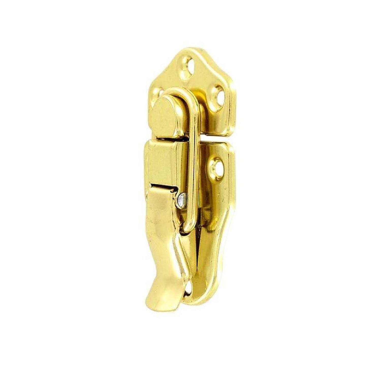 Medium Trunk Drawbolt Brass Plated Latch