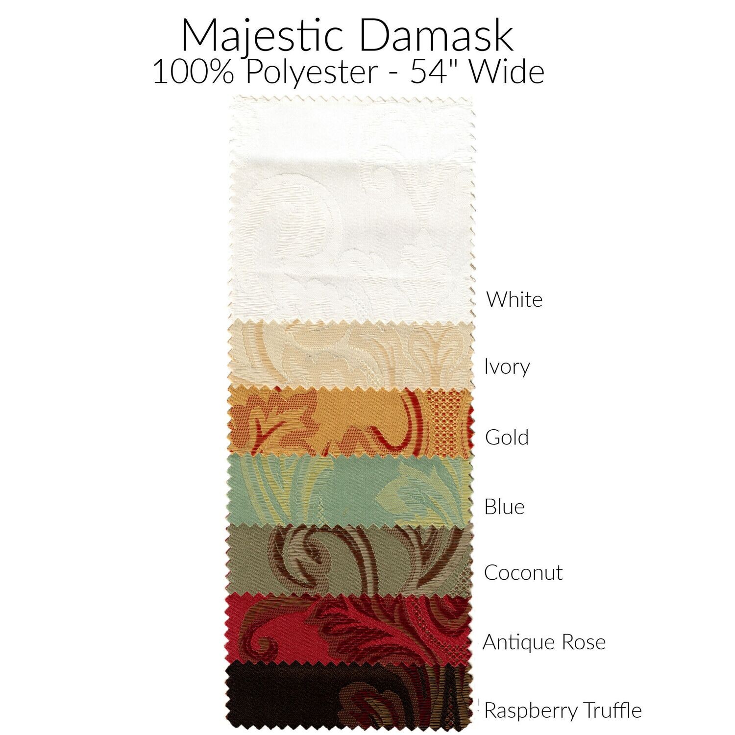 Majestic Damask Swatch Card