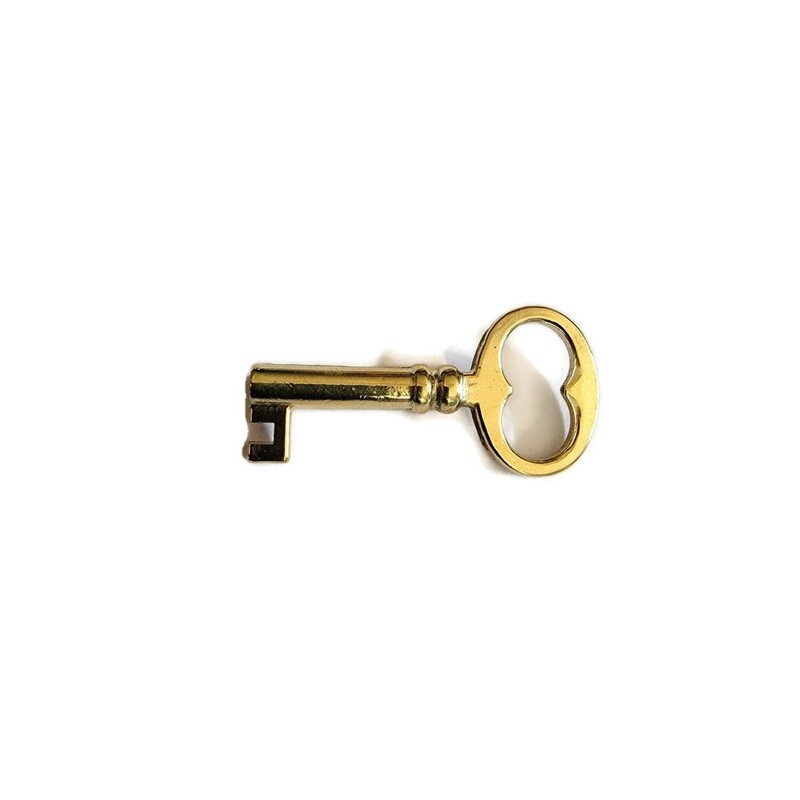 Small Key - Polished Brass