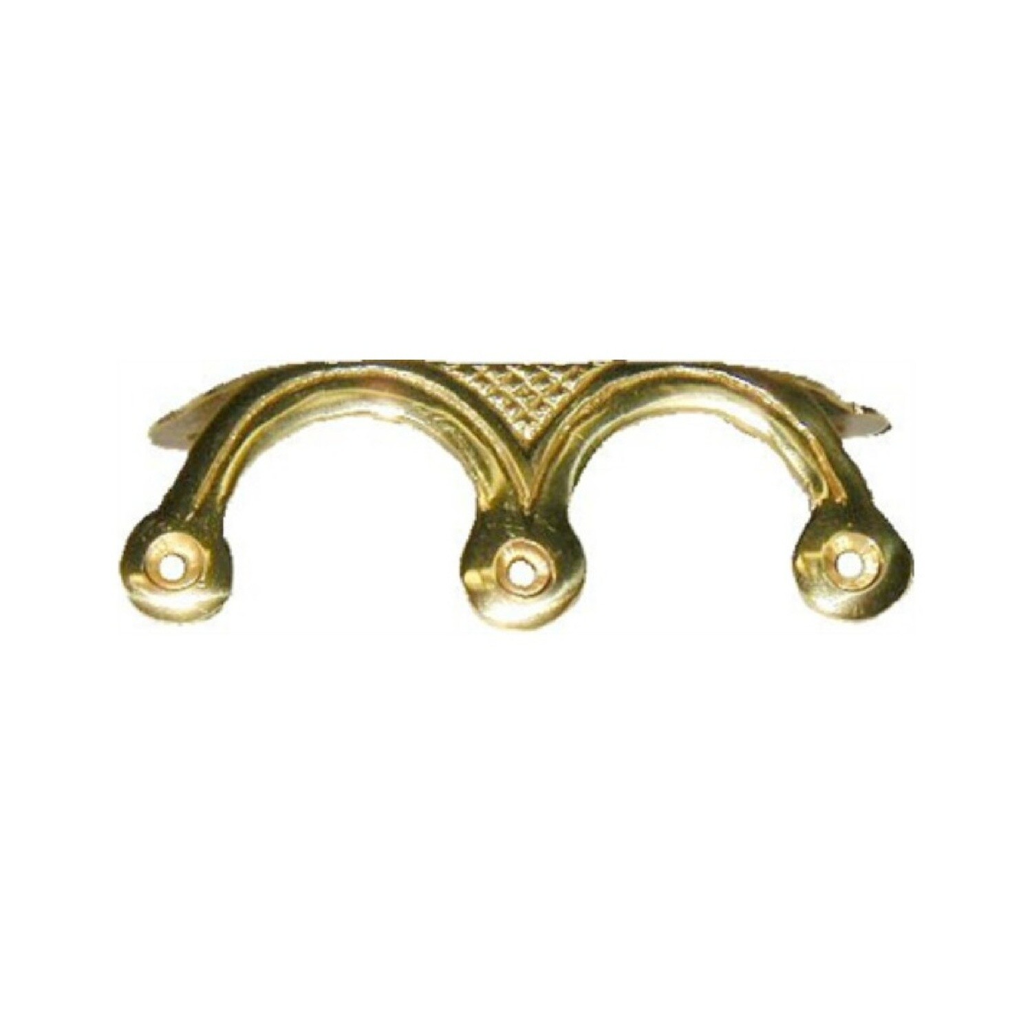 Triple Legged Trunk Edge Clamp - Solid Brass