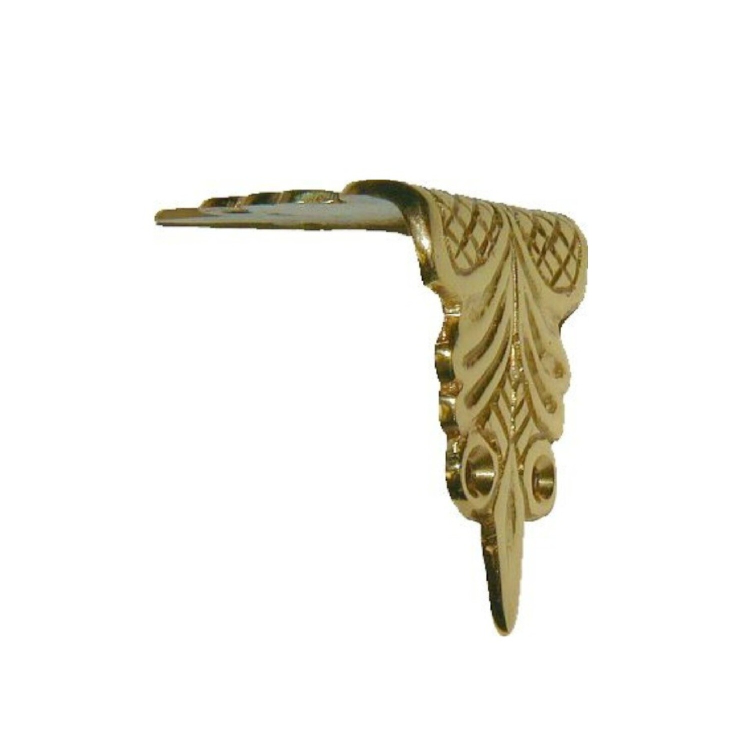 Fancy Trunk Knee Clamp  - Solid Brass