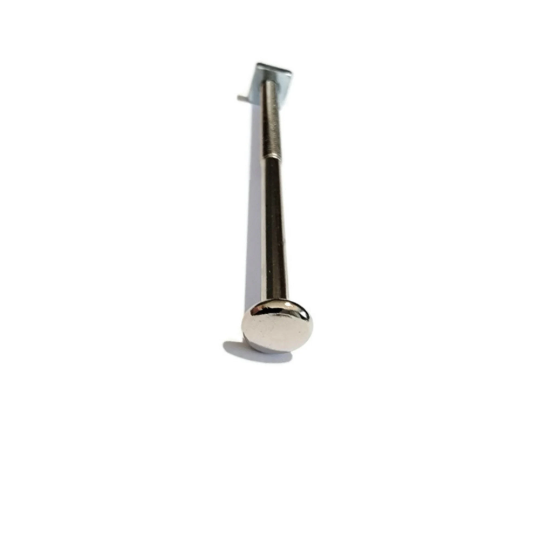 3" Bolt Screw with Nut - Nickel Plated - Glass or Porcelain Knobs