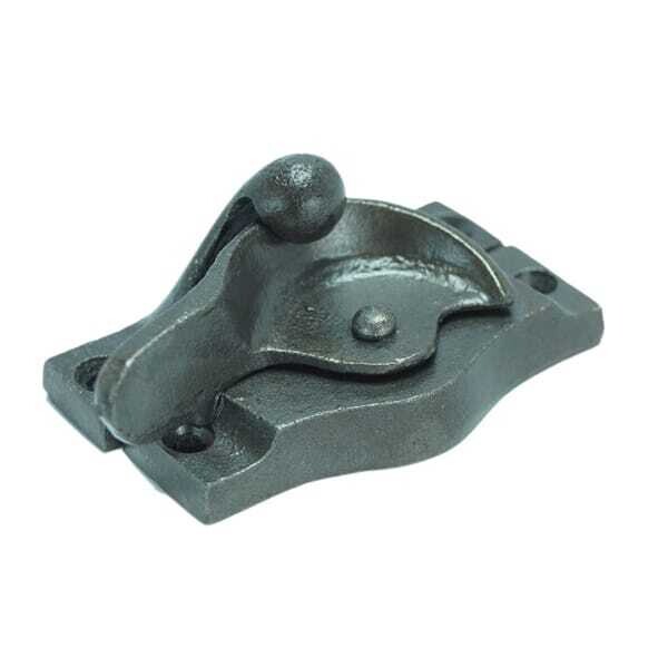 Plain Sash Lock - Iron - Latch and Catch Lacquer Coated