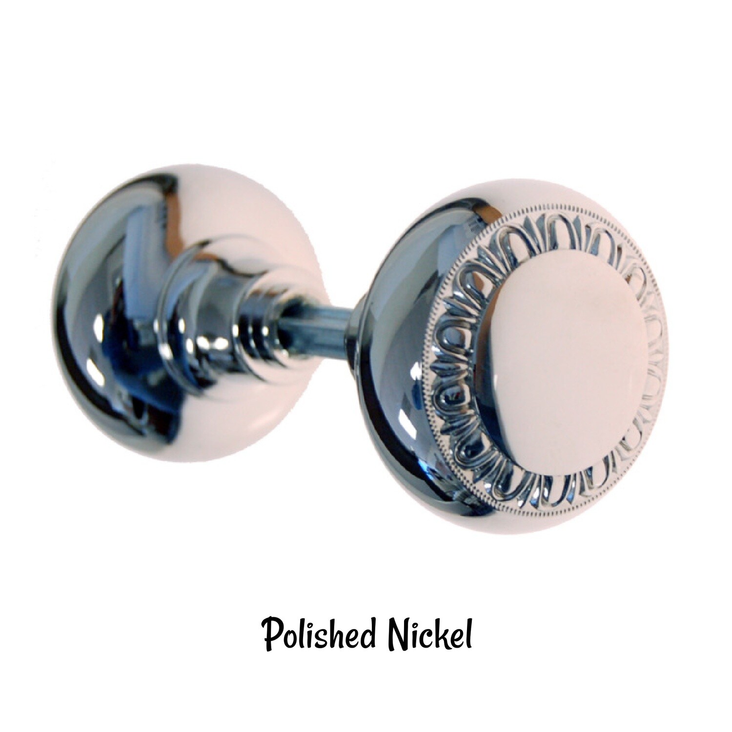Brass Door Knob Egg &amp; Dart Design