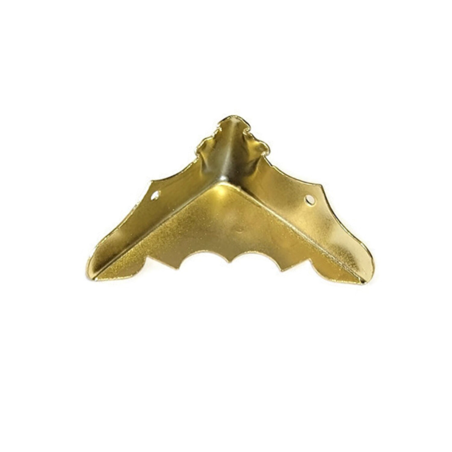 Small  Box Corner Brass Plated