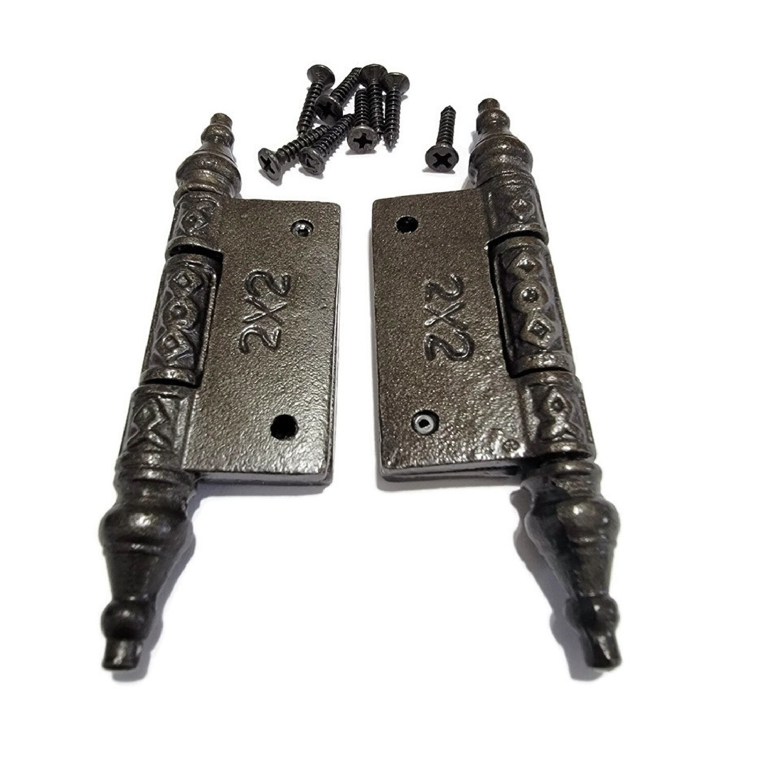 2" Victorian Style Hinges (One Pair)