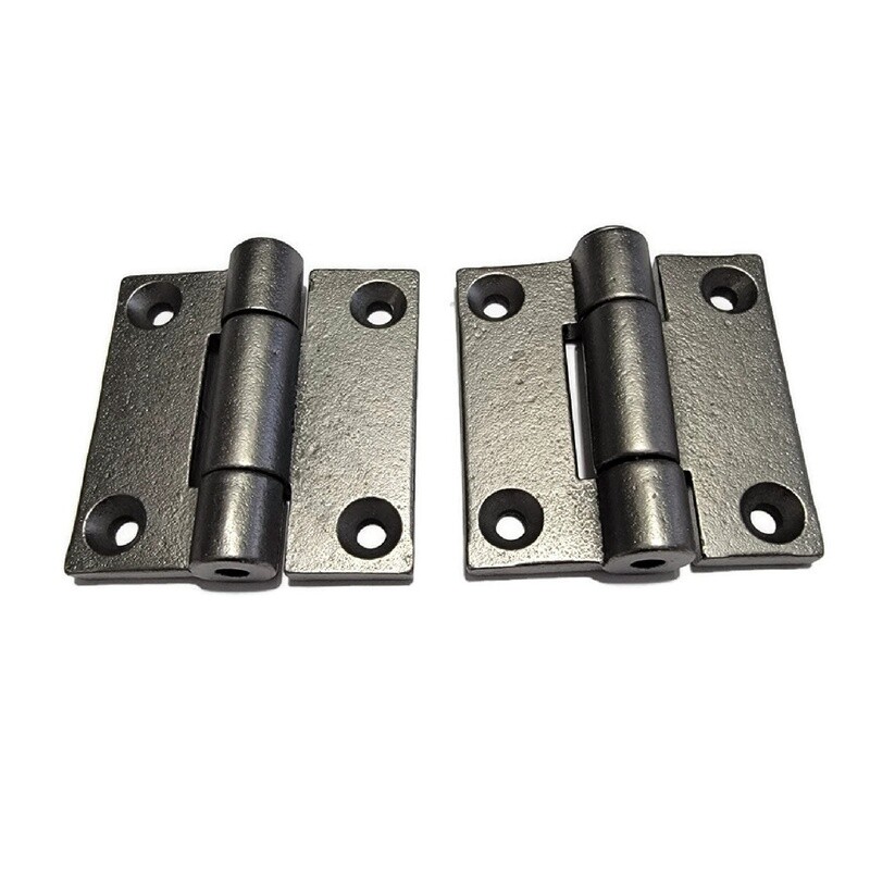 2" Cast Iron Hinges -3/16" Thick Iron - Sold by the pair