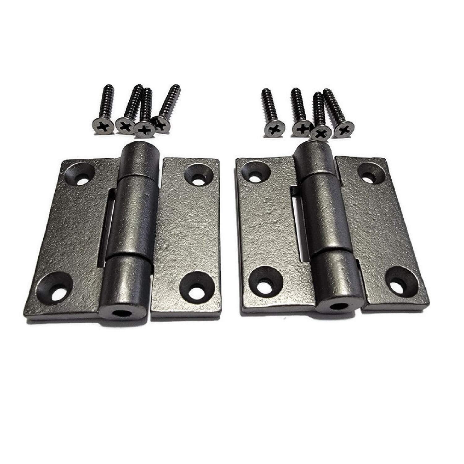 2" Cast Iron Hinges -3/16" Thick Iron - Sold by the pair