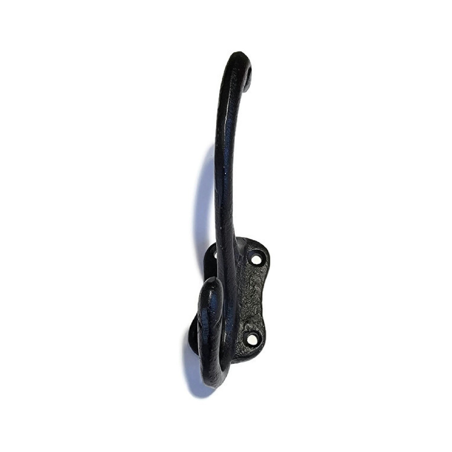 Plain Cast Iron Front Mount Coat Hook