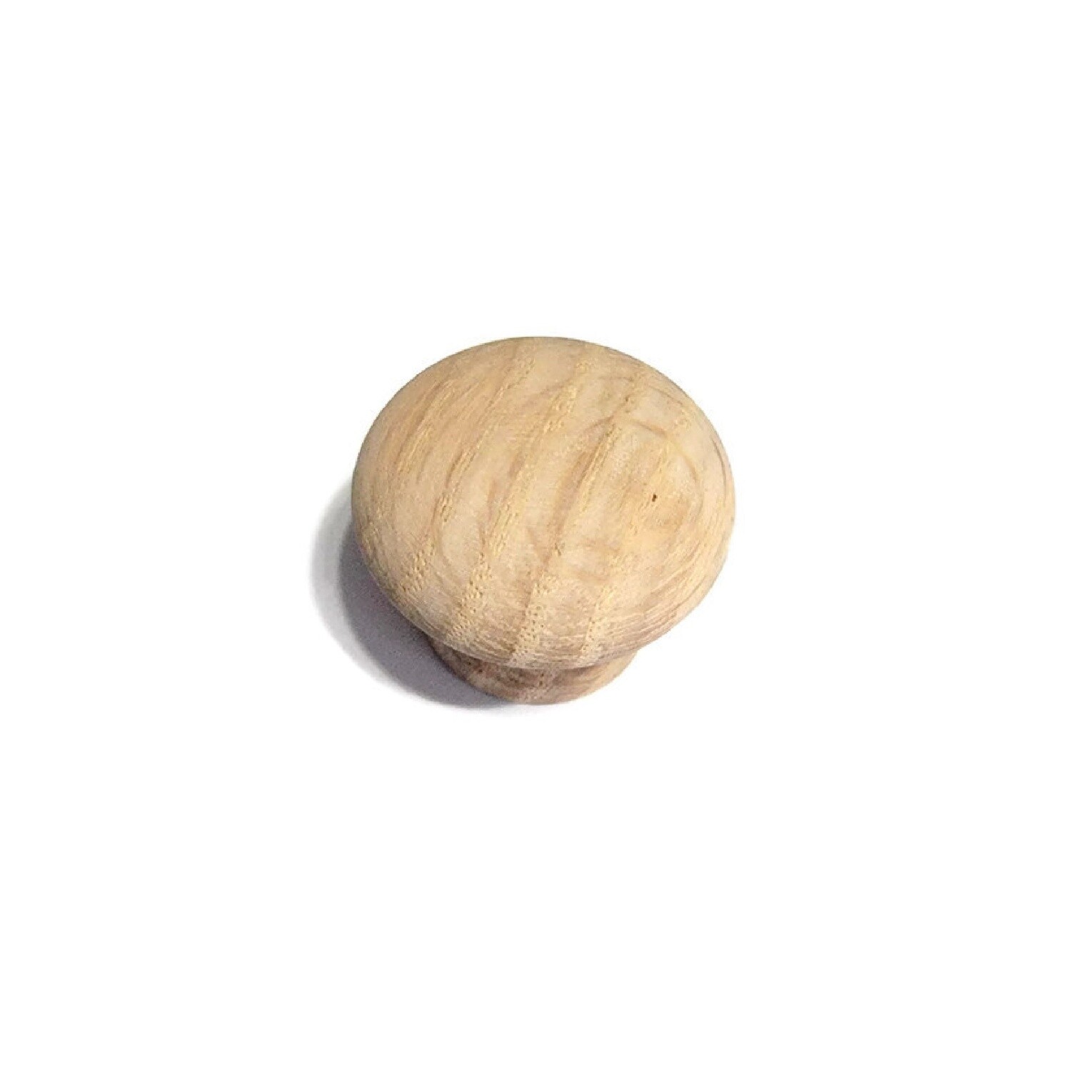 Oak Wood Grain Round Knob - 1 1/4"