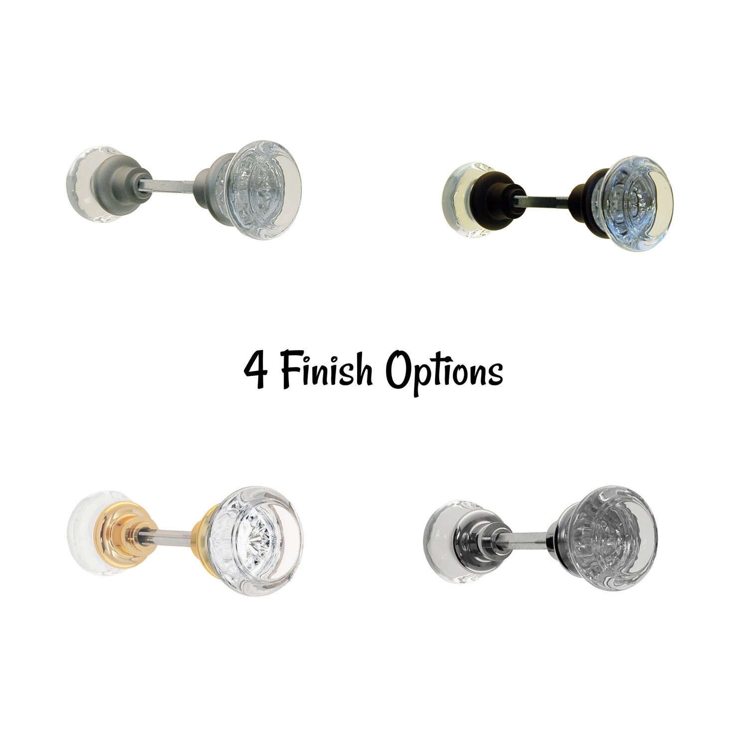 Round Glass Door Knob