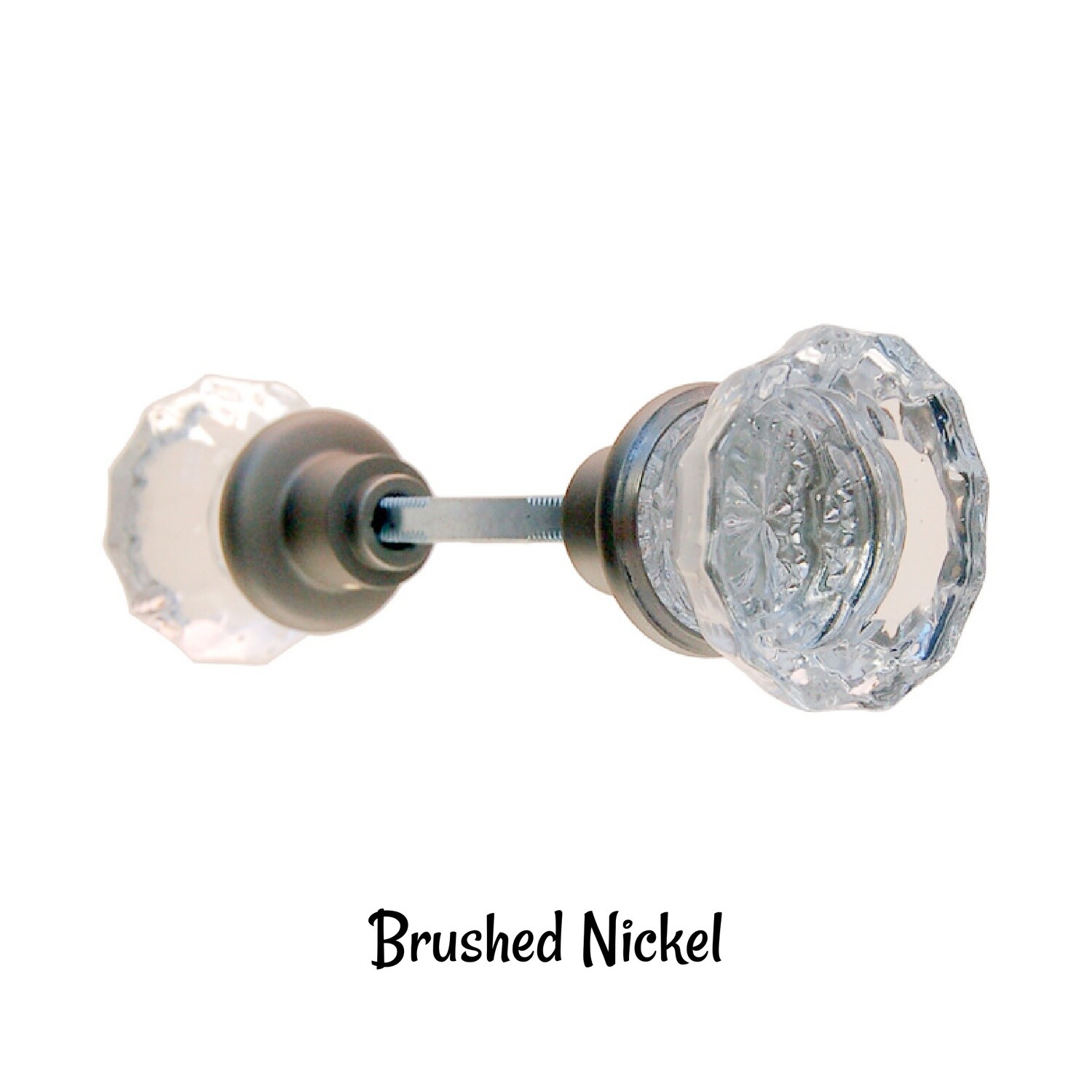 Fluted Glass Door Knob