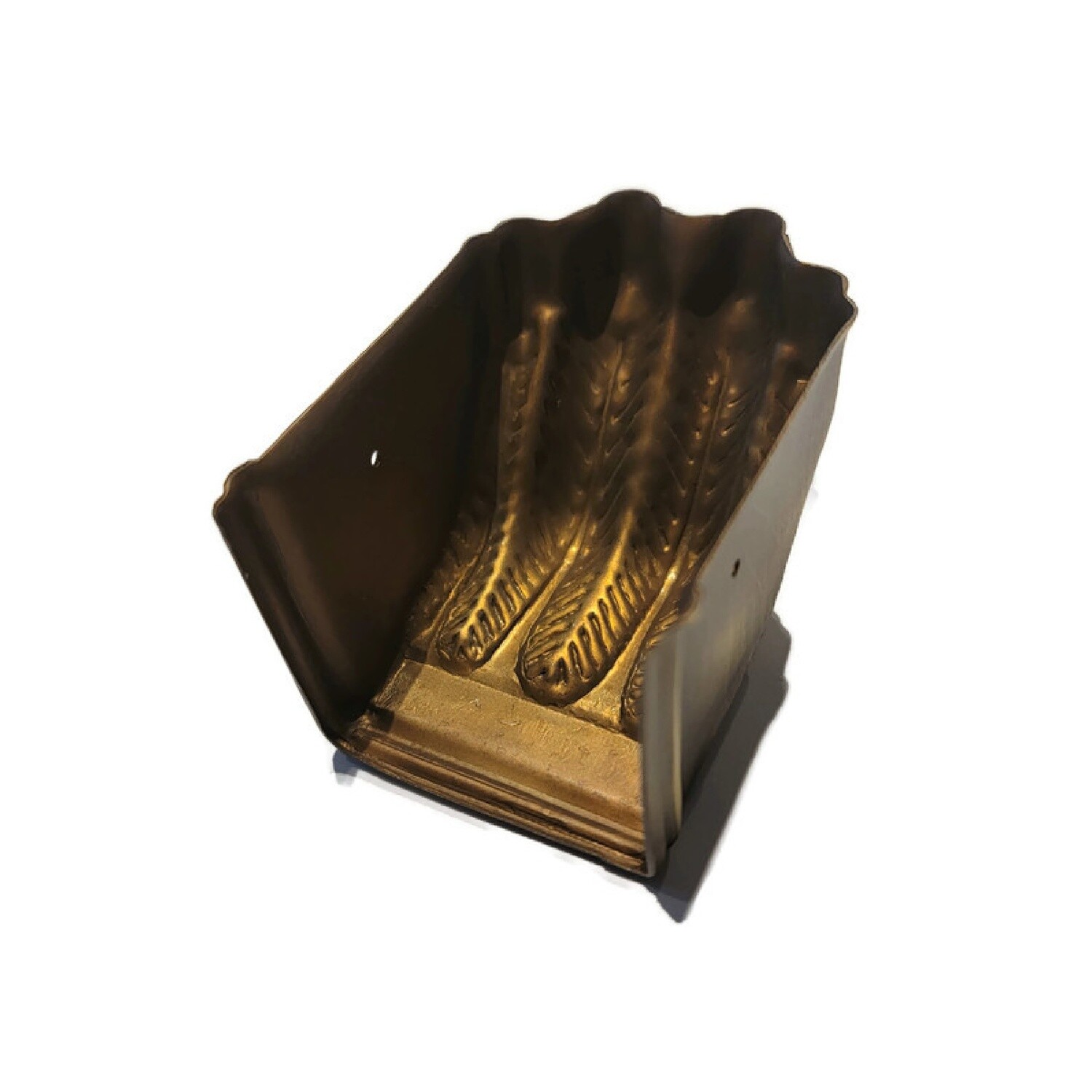 Stamped Brass Claw foot toe leg end cap - Antiqued