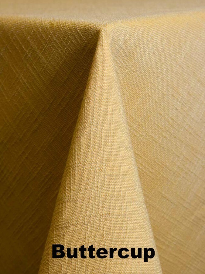 Linens For Less 45&quot;by 45&quot; Square in Buttercup Panama