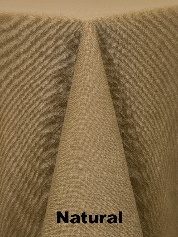 Linens For Less 49" x 70" Oval in Panama Natural