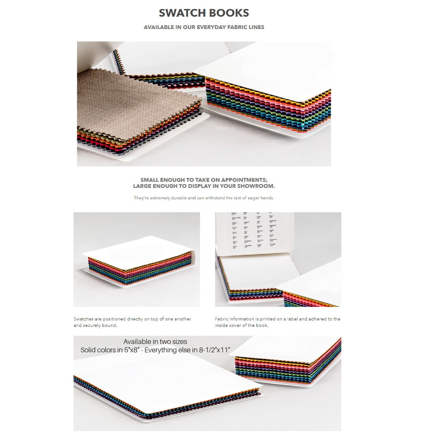 Standard Woven Polyester Swatches