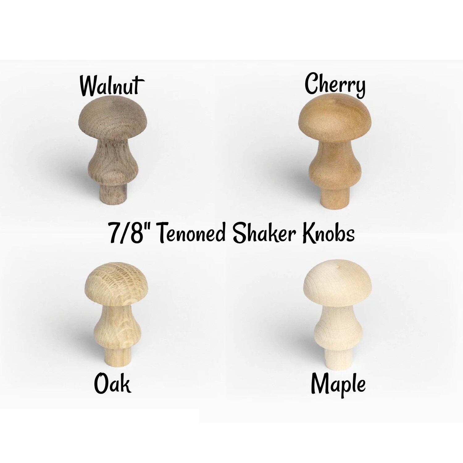 MAPLE Wood Shaker Knob - 7/8"