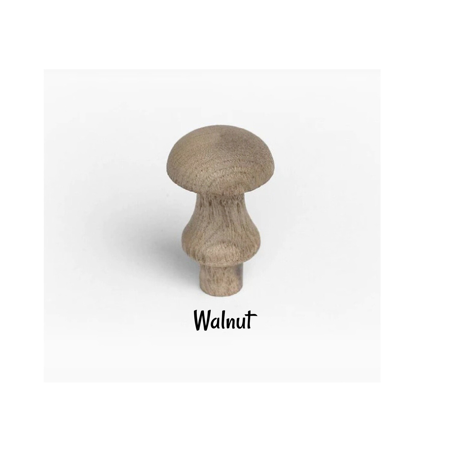 Walnut Wood Shaker Knob - 7/8