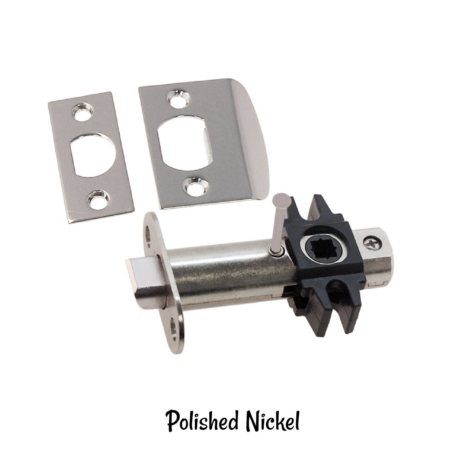 Modern Door lock latch for Antique Knobs 2-3/8" Backset with Privacy option