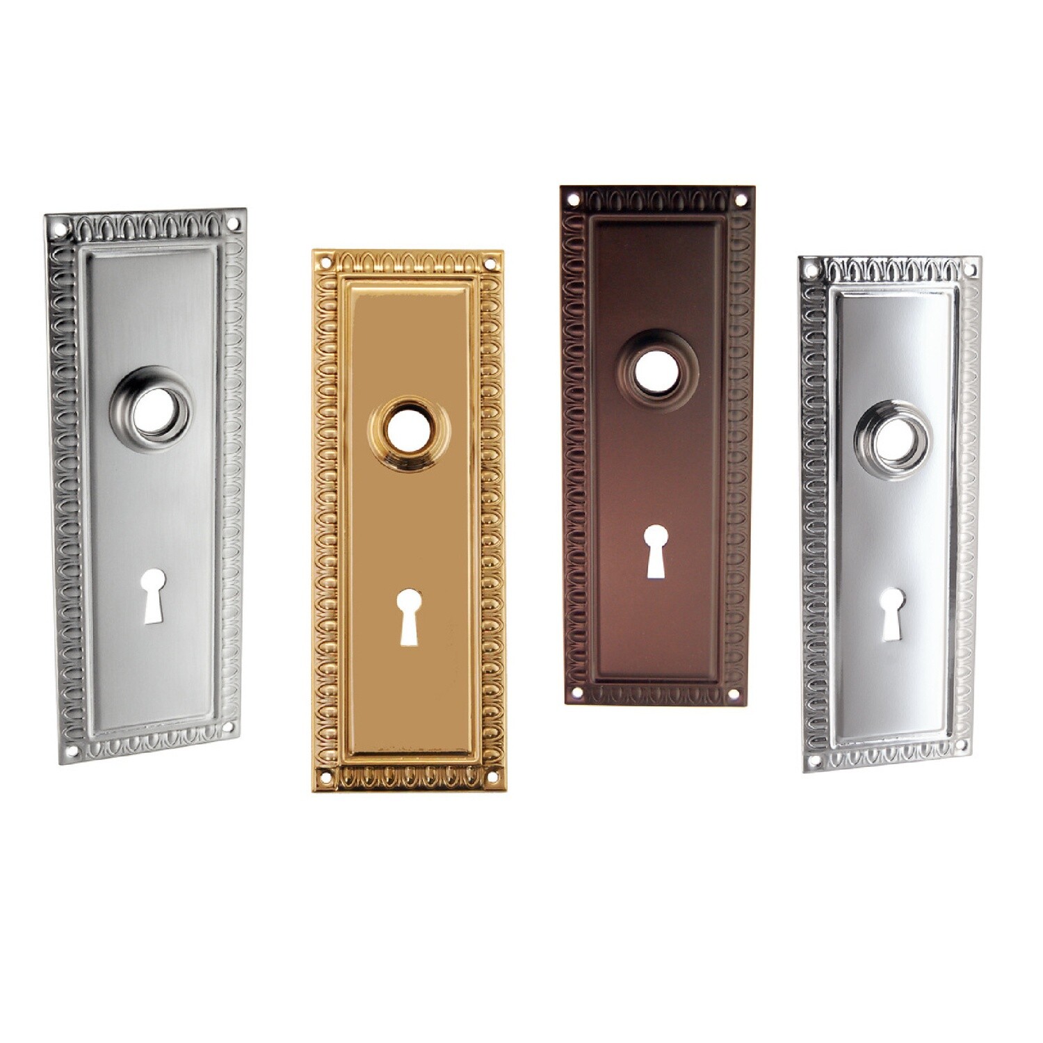 Door plate with hub Egg &amp; Dart Design