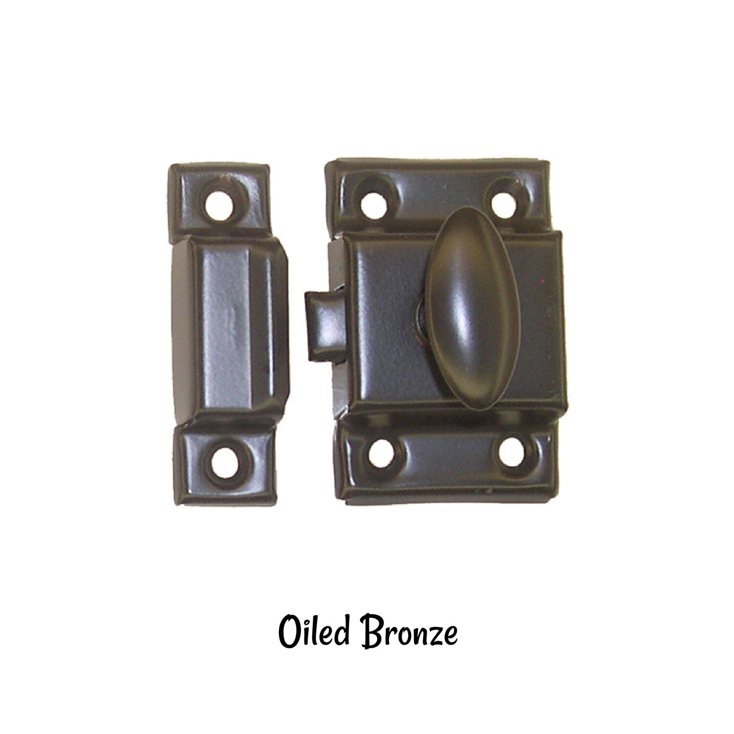 1-7/8" Stamped Steel Latch Flush Mount Furniture Cabinet Latch