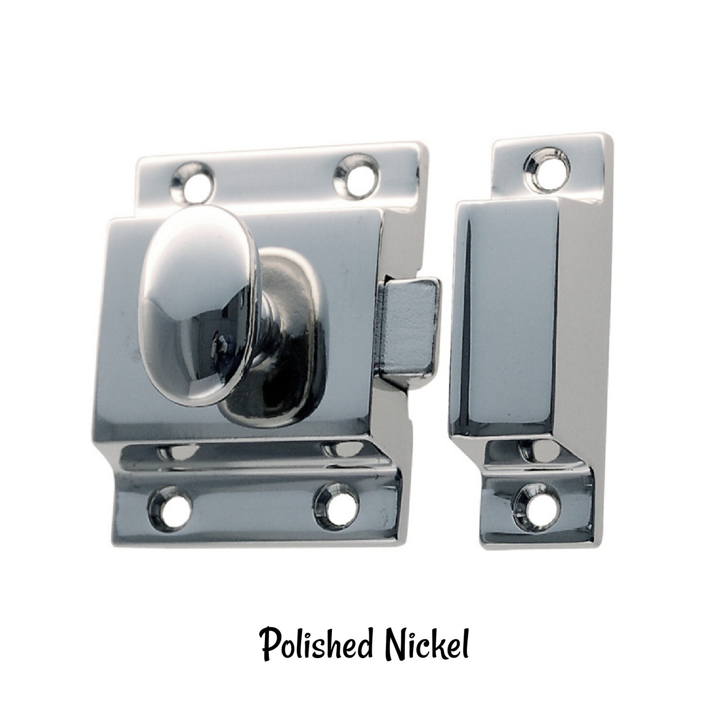 2-1/8"Solid Cast Brass Latch Flush Mount Furniture Cabinet LATCH