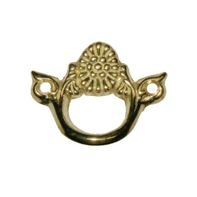 Cast Brass Victorian Style Finger Pull