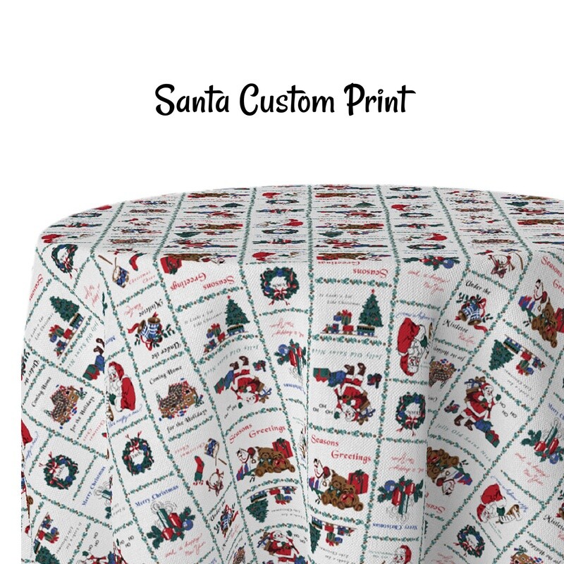 Santa Custom Print - 1 Color