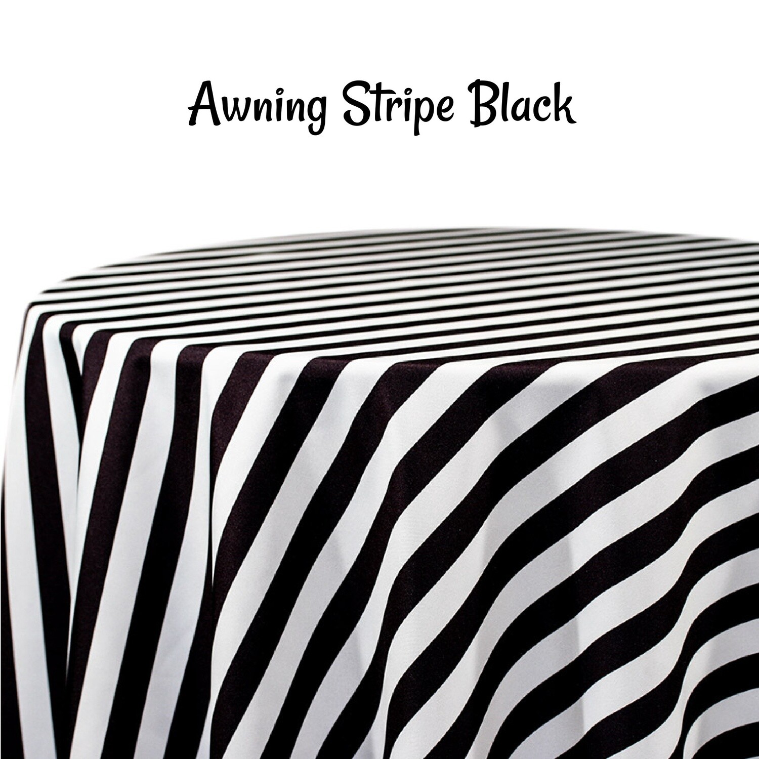 Awning Custom Print Table Skirting by the foot