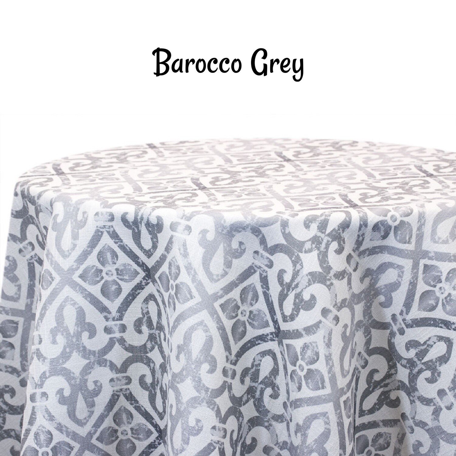 Barocco Custom Print Table Skirting by the foot