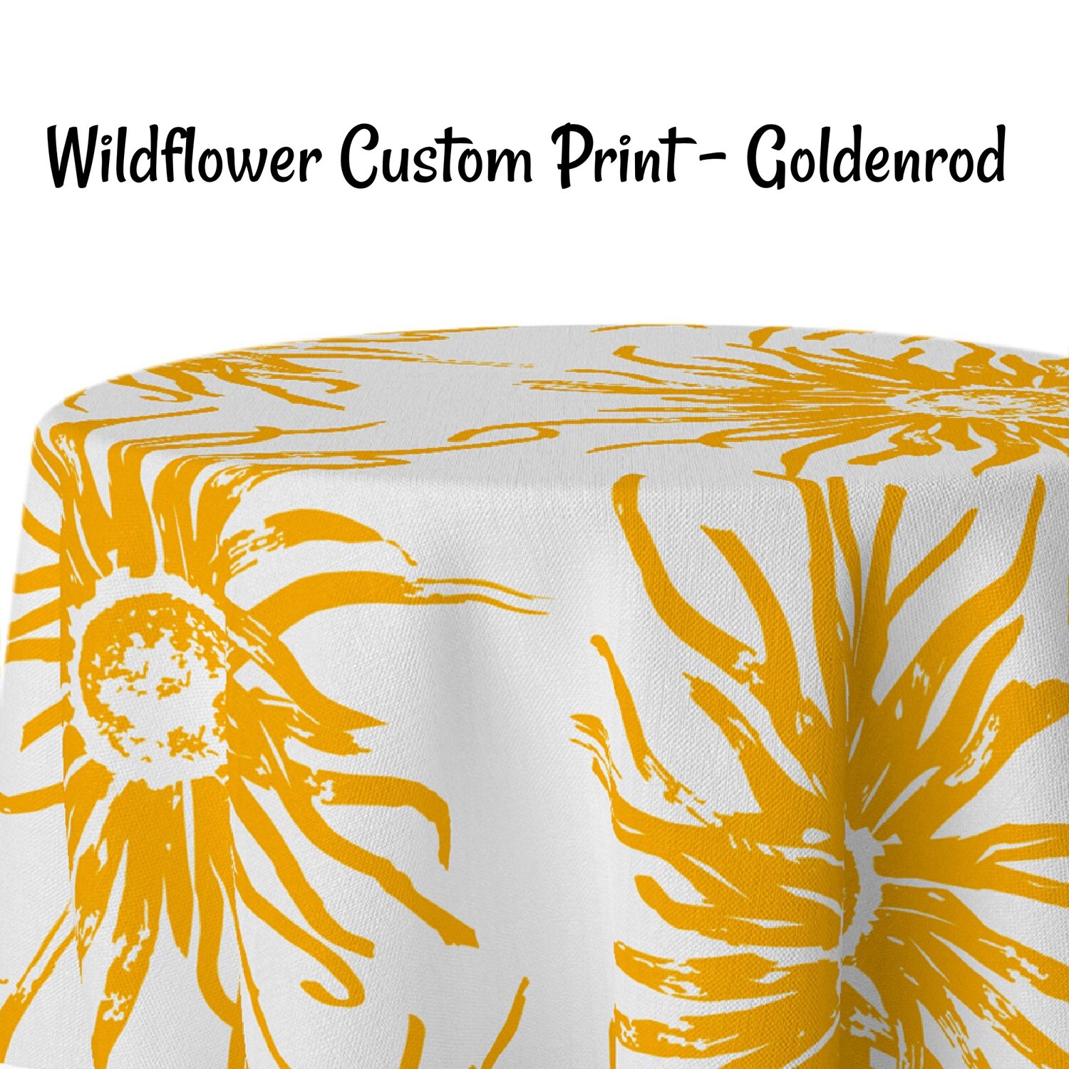 Wildflower Custom Print Fabric By The Yard