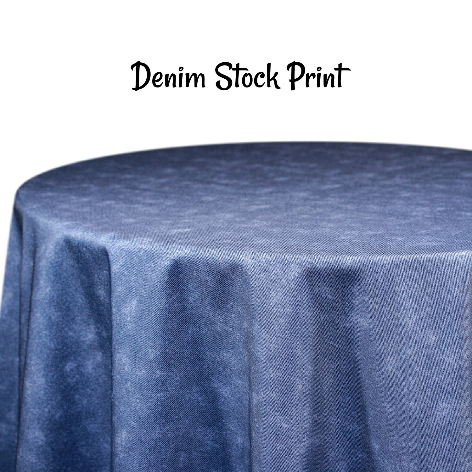 Denim Print Square Tablecloths