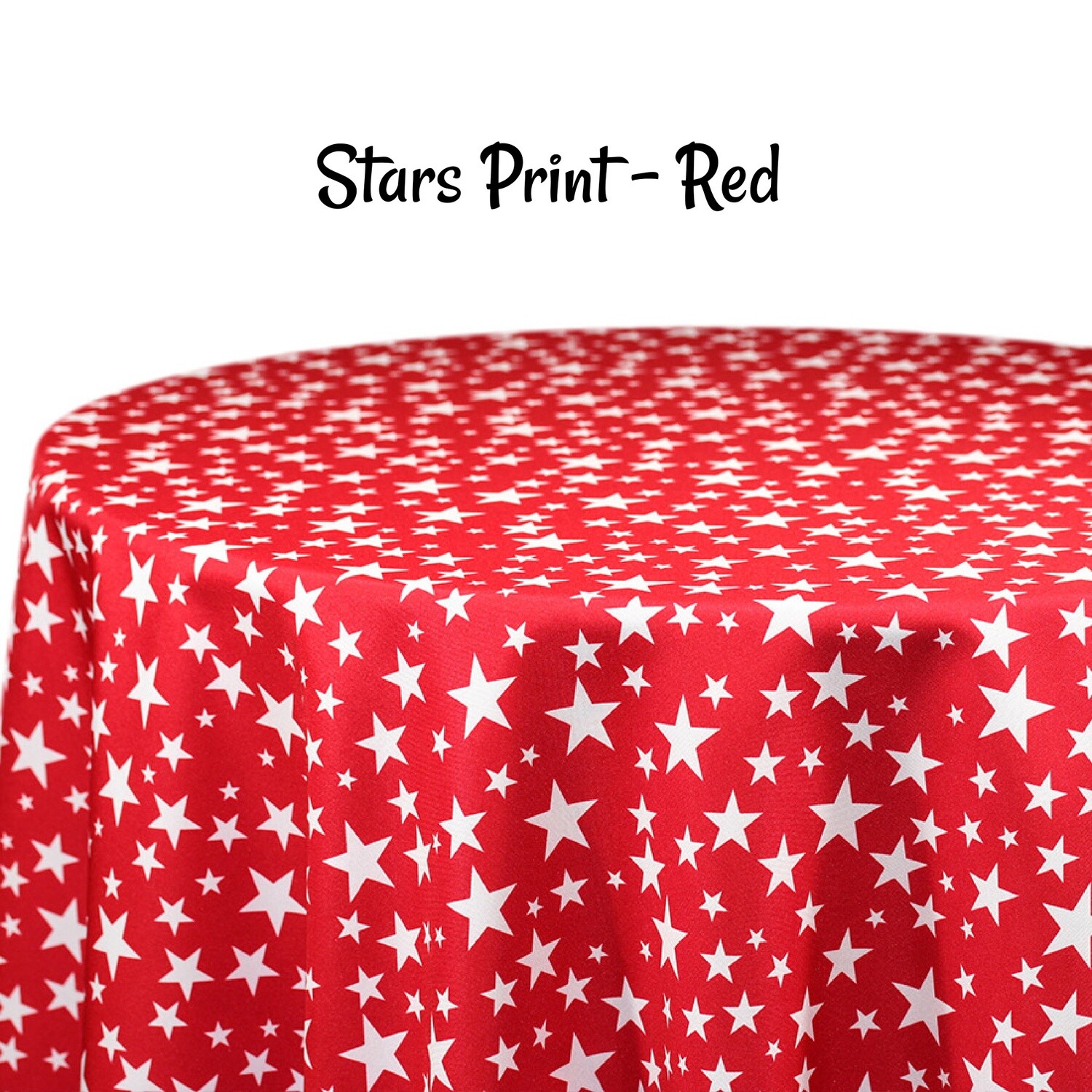 Stars Oval Tablecloths