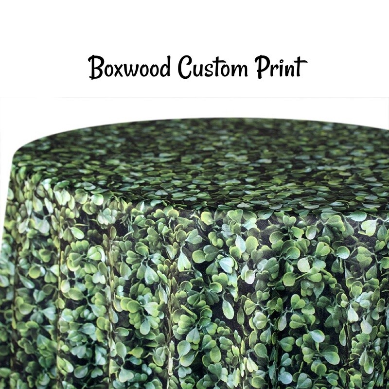Boxwood Custom Print - 1 Color