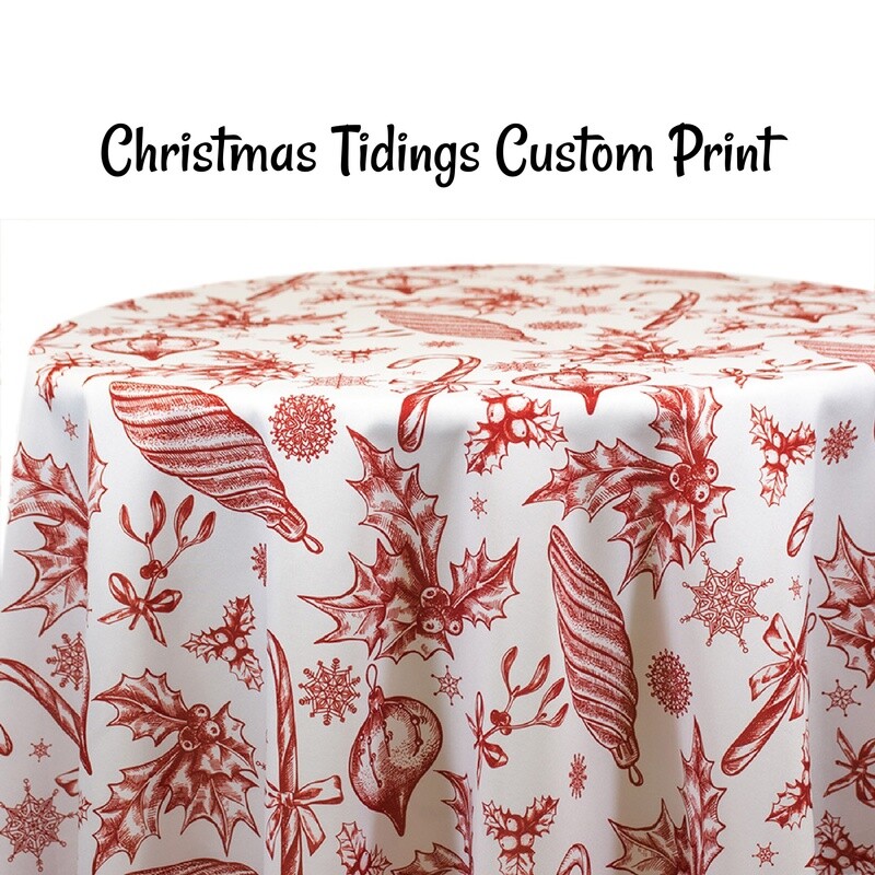 Christmas Tidings Custom Print - 2 Colors