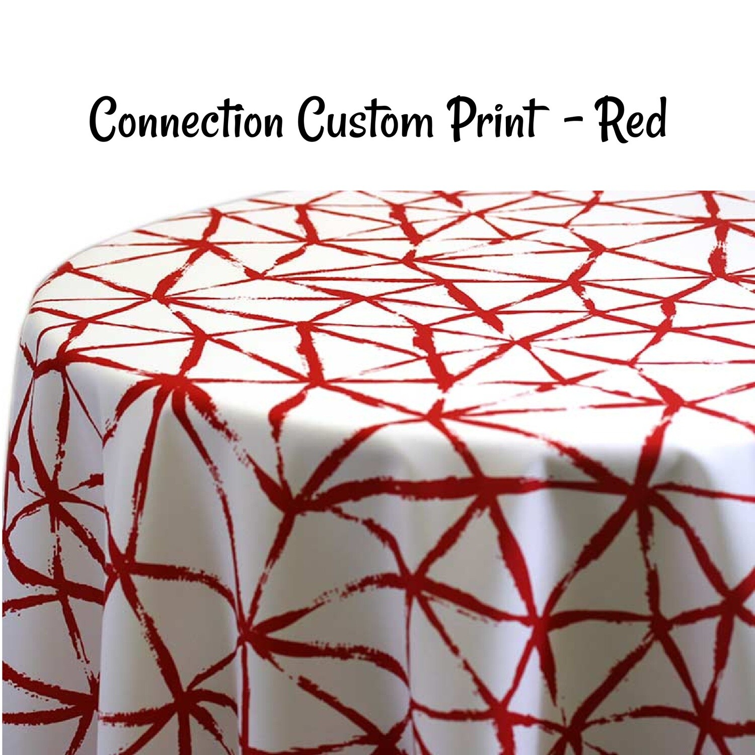 Connection Custom Print Rectangle Tablecloths