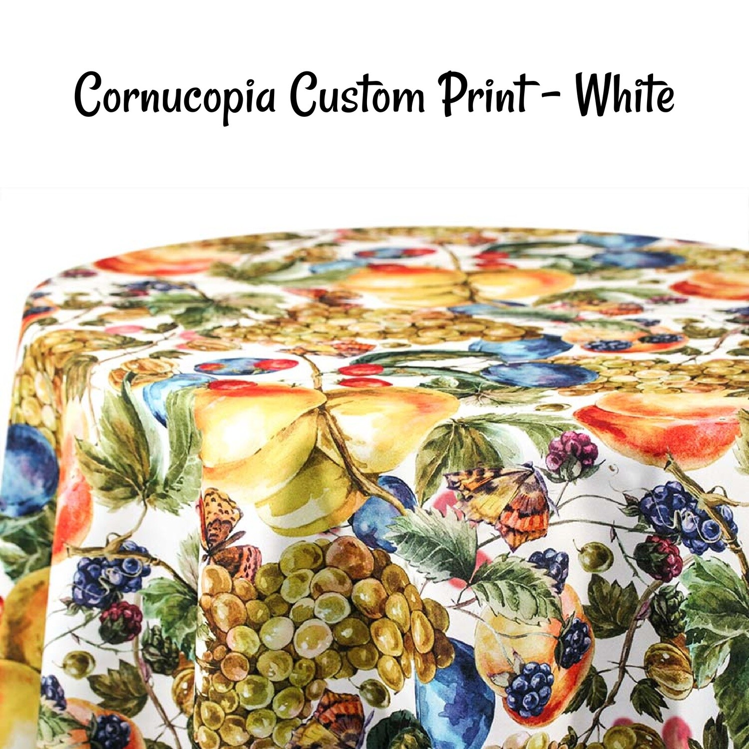 Cornucopia Custom Print Fabric By The Yard