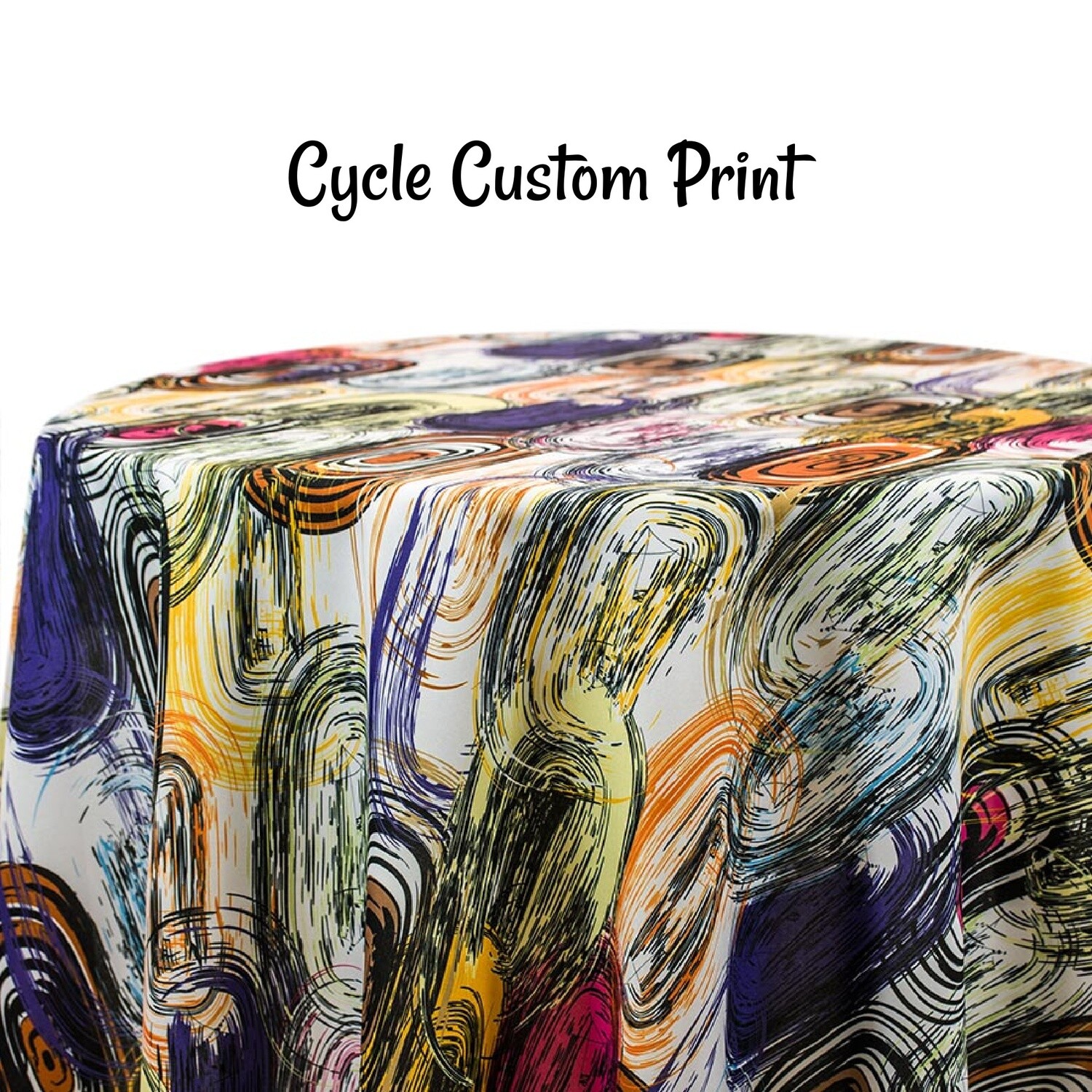 Cycle Custom Print Fabric By The Yard