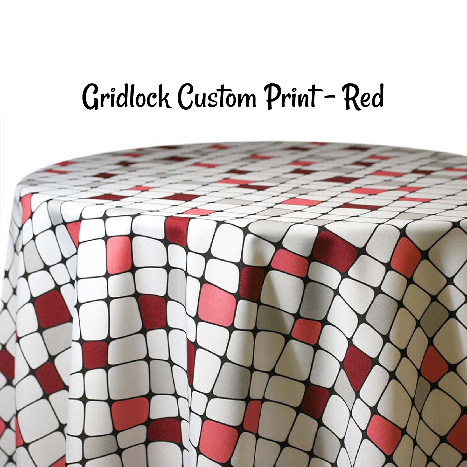 Gridlock Custom Print Napkins