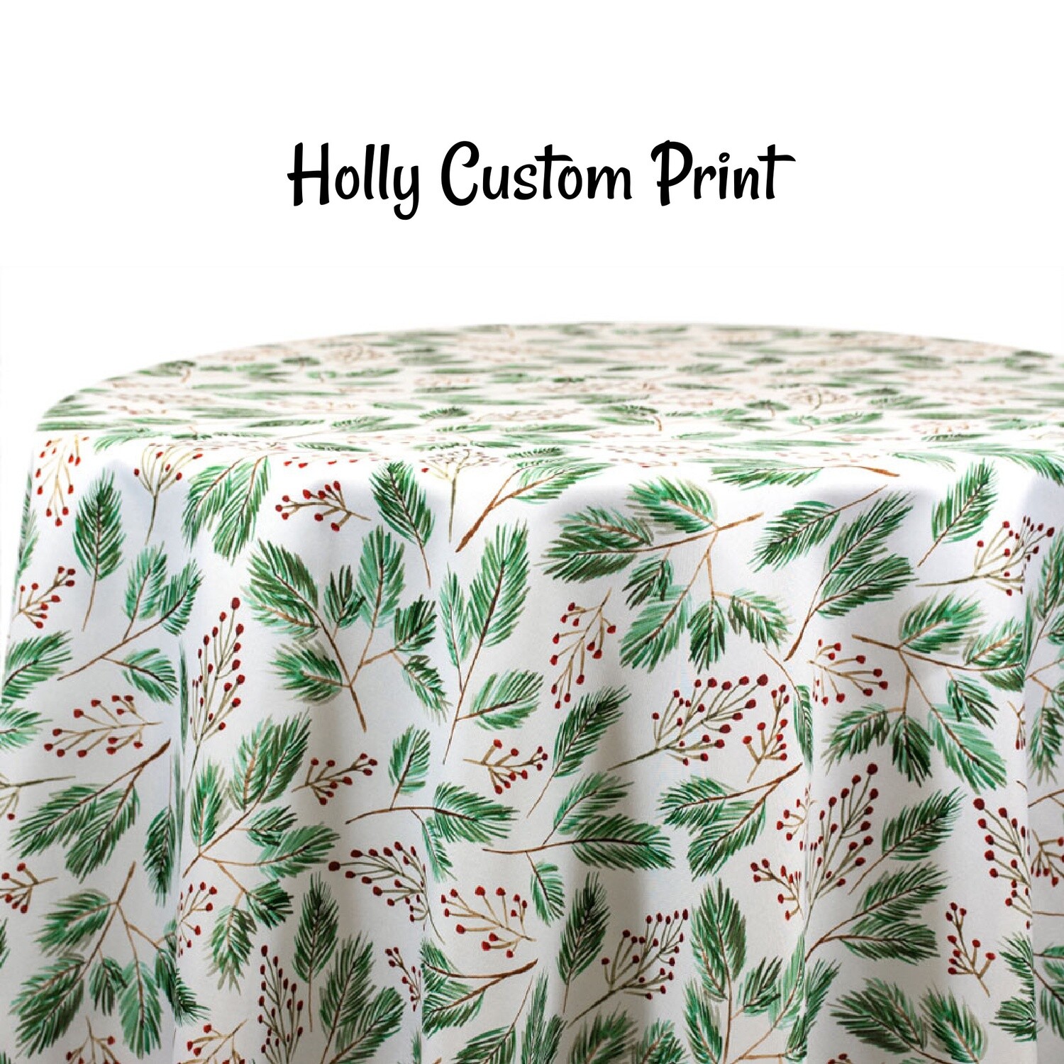 Holly Custom Print Napkins