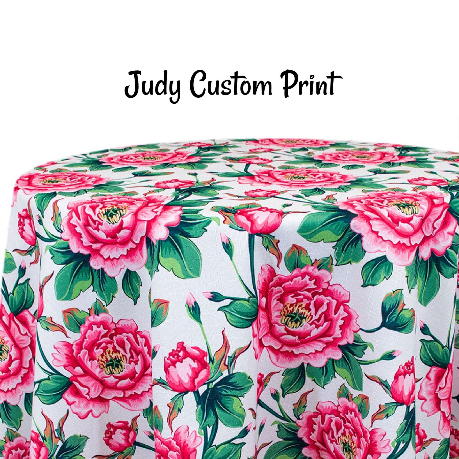 Judy Custom Print Rectangle Tablecloths