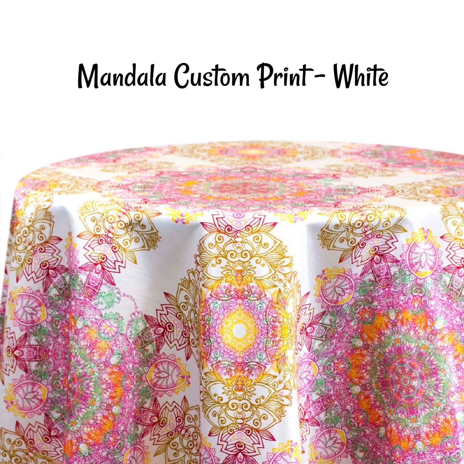 Mandala Custom Print Rectangle Tablecloths