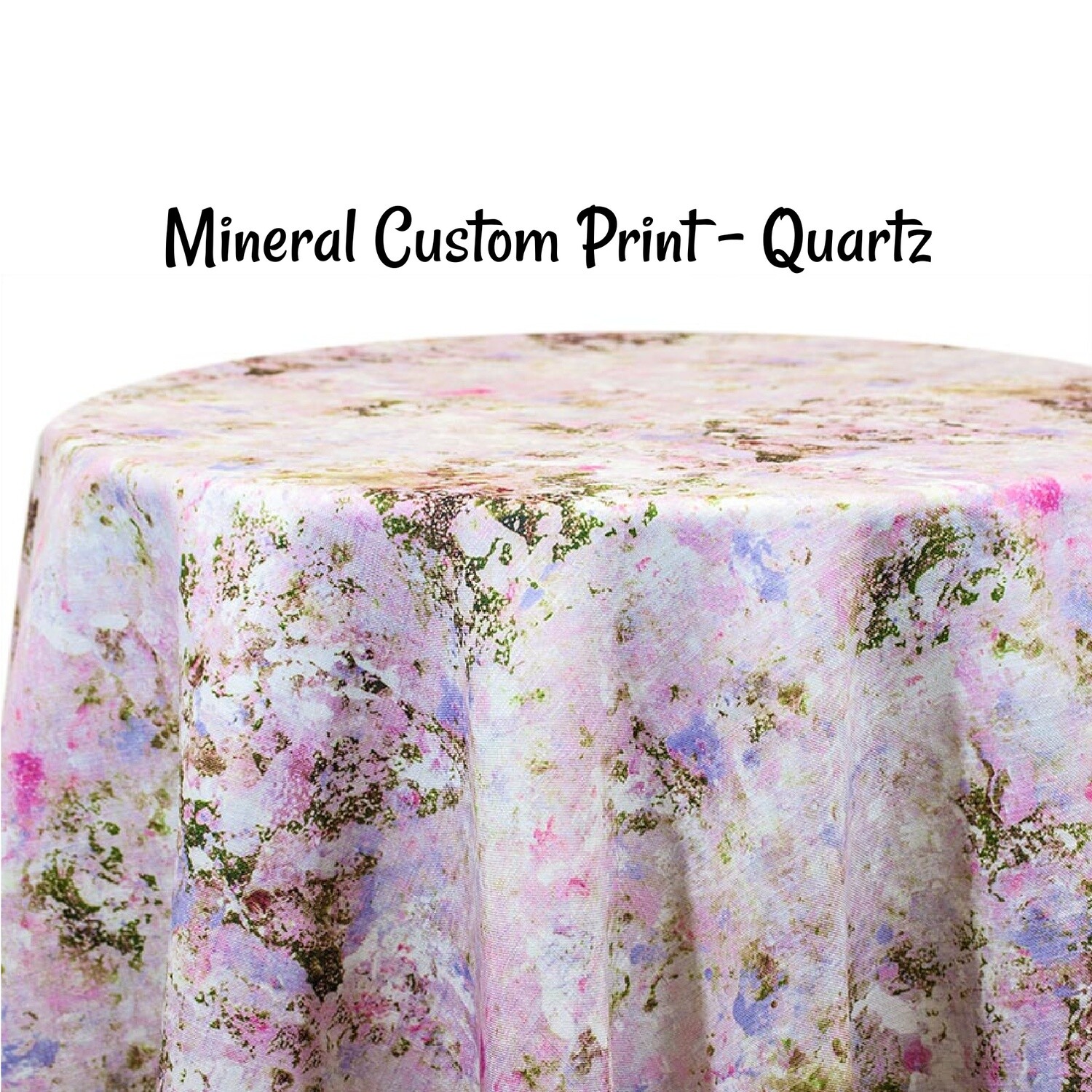 Mineral Custom Print Table Skirting by the foot