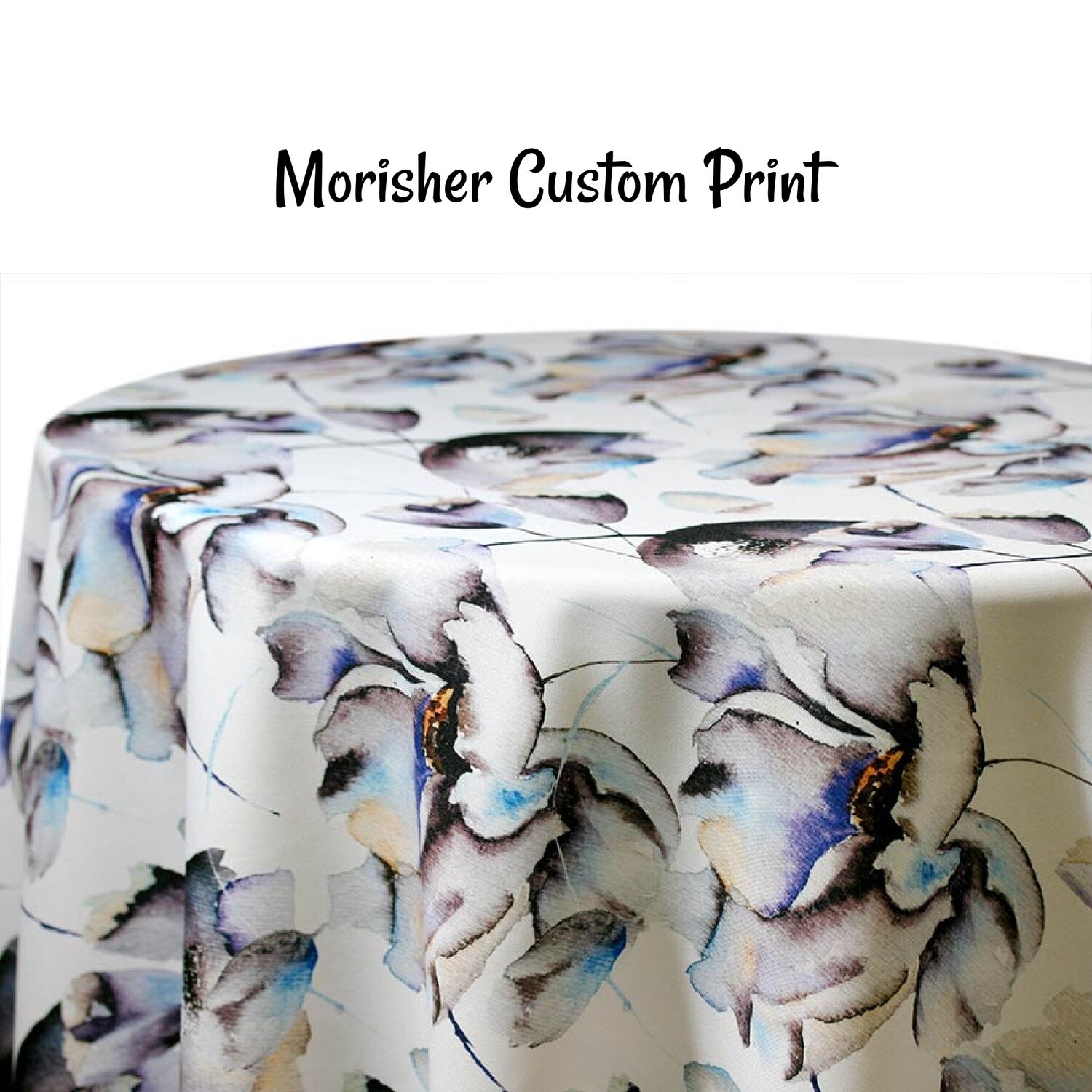 Morisher Custom Print Square Tablecloths