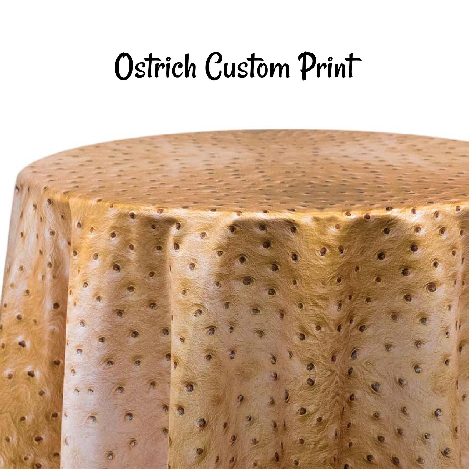 Ostrich Custom Print Square Tablecloths