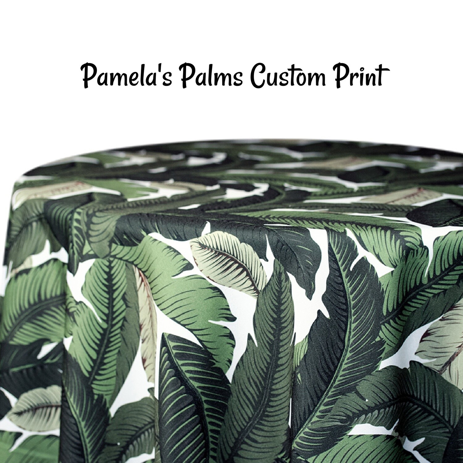 Pamela's Palms Custom Print Rectangle Tablecloths