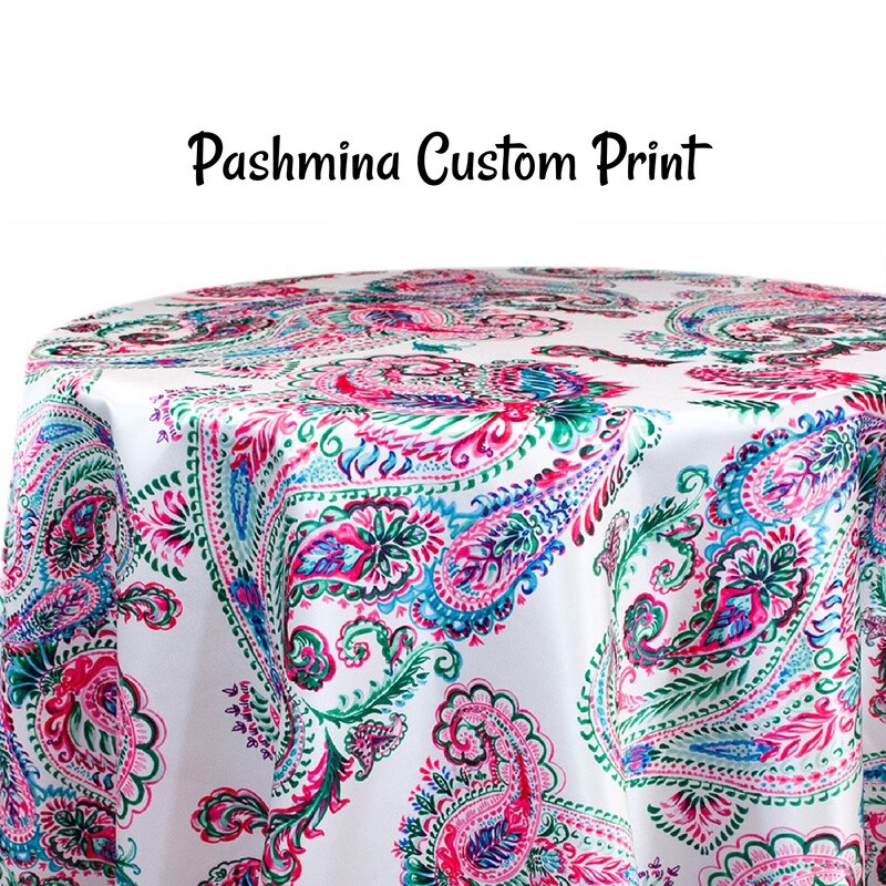 Pashmina Custom Print - 1 Color