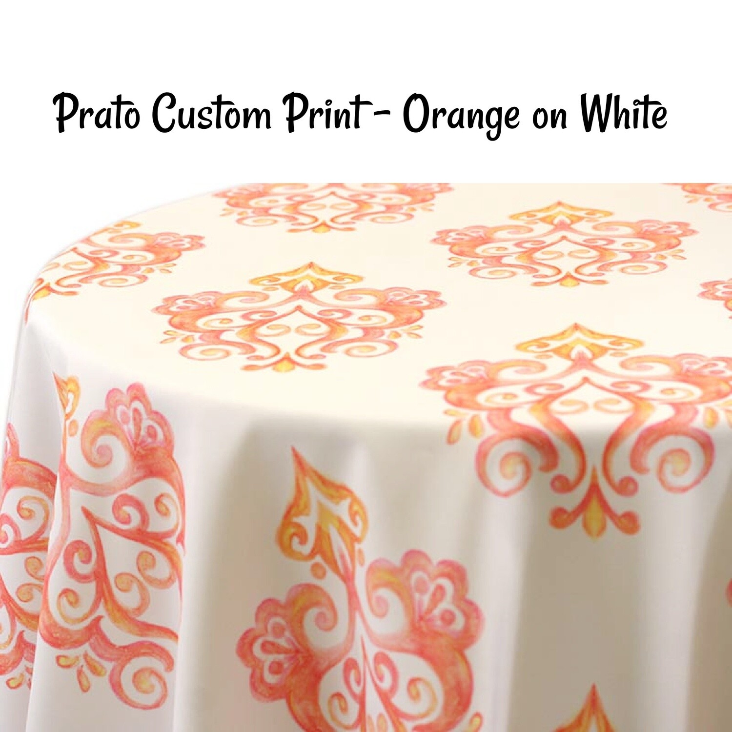 Prato Custom Print Oval Tablecloths